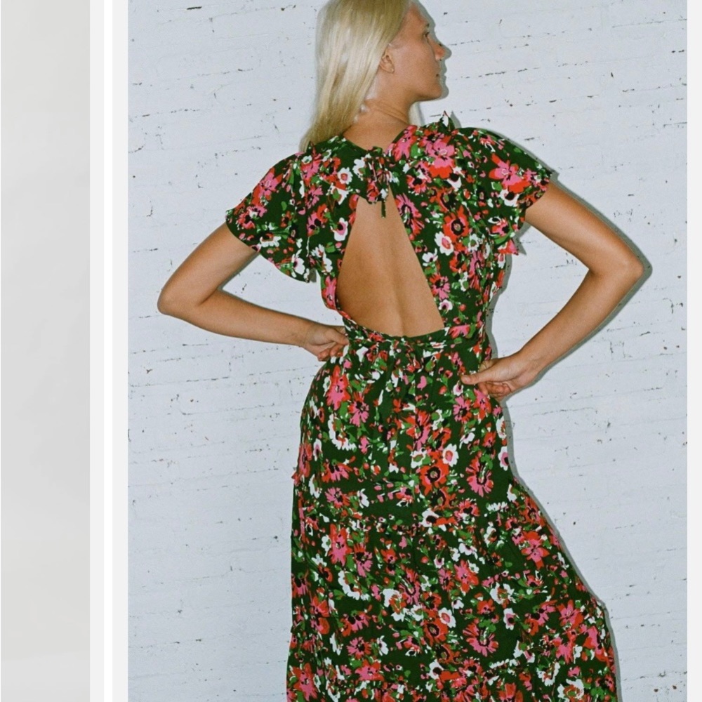 Rue Stiic - Lucille Maxi Dress Viola Floral - S - NWT